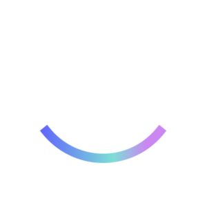 Logo of Ava, featuring the word "ava" in black lowercase letters and a multicolored, smile-shaped line beneath the text, designed using Biteable video maker.